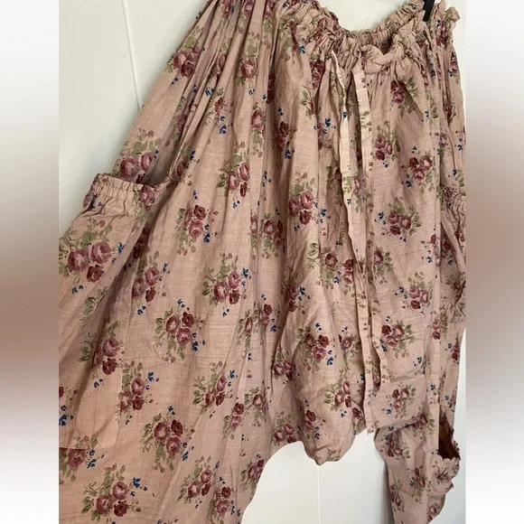 Magnolia Pearl Gertie Pants Pink Rose Floral - Picture 7 of 9